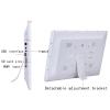 17-Inch High-Resolution Digital Photo Frame, 1080P Video Player, Wall-Mounted, Portrait Display, Remote Control, White view 3