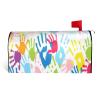 Children's Handprint Mailbox Cover, Waterproof Magnetic Outdoor Wrap view 1