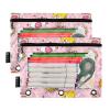 Wudan Pink Cartoon Lips 3-Ring Binder Pencil Pouches, Set of 2 view 2