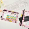 Wudan Pink Cartoon Lips 3-Ring Binder Pencil Pouches, Set of 2 view 4