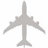 Jumbo Jet V1 Cardboard Plane Cutout, 5–50 cm view 1