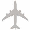 Jumbo Jet V2 Cardboard Plane Cutout, 5–50 cm view 1