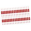 Operitacx 60 Red New Year Hanging Tags with Red Ribbons and Tassels view 1
