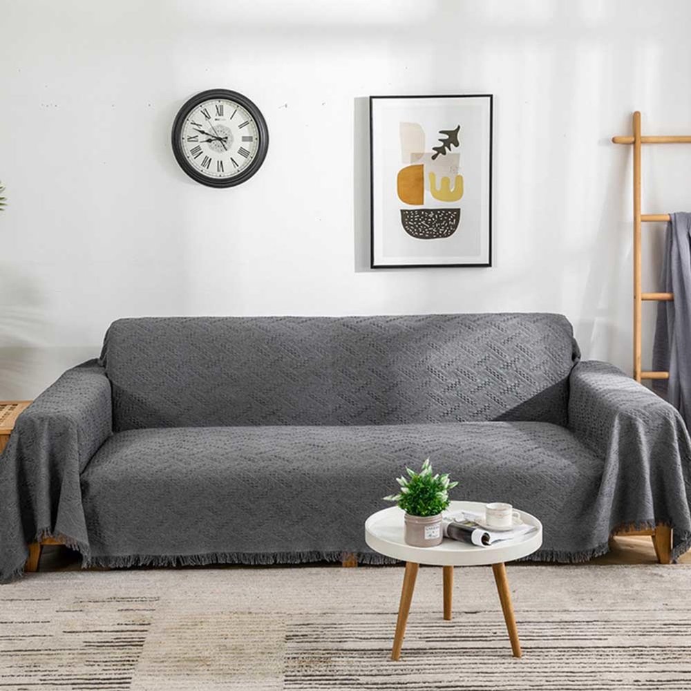 YWQJL Non-Slip Sofa Throw Blanket for L-Shaped 3-Seater Sofa, 300 cm, F-180 x 180 cm