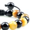 OutFyt Natural Yellow Tiger's Eye Chakra Crystal Bracelet, Adjustable Beaded Bracelet for Women and Men view 2