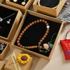 OutFyt Natural Yellow Tiger's Eye Chakra Crystal Bracelet, Adjustable Beaded Bracelet for Women and Men view 3