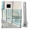 Samnuerly Square Stainless Steel Railing Post for Glass Panels view 1