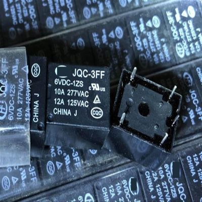 MOBYAT JQC-3FF 5/6/9/12/24/48 VDC-1ZS/-1ZS(551)/-1ZS(555) (T73-1C) 5-Pin Relay, 1 Piece (Size: JQC-3FF 6VDC-1ZS)