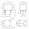 MOBYAT JQC-3FF 5/6/9/12/24/48 VDC-1ZS/-1ZS(551)/-1ZS(555) (T73-1C) 5-Pin Relay, 1 Piece (Size: JQC-3FF 6VDC-1ZS) view 2