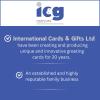International Cards and Gifts Christmas Card for Daughter and Son-in-Law, Couple with Gifts and Embossed Foil Details view 2