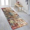 ZDYHMrj Abstract Non-Slip Washable Hallway Runner Rug, 110 x 180 cm view 3