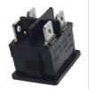 Red Panel-Mount Rocker Switch 19 x 13 mm, 6 A, 250 V AC, 4-Pin, Illuminated view 3