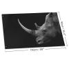 NIBABAEU Decorative Big Horn Rhino Garden Flag, 60 x 90 cm view 2