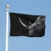 NIBABAEU Decorative Big Horn Rhino Garden Flag, 60 x 90 cm view 3