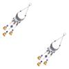 ABOOFAN 2-Piece Evil Eye Hanging Decoration for Car or Home, Turkish Blue Ornament for Window and Rearview Mirror view 1