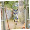 ABOOFAN 2-Piece Evil Eye Hanging Decoration for Car or Home, Turkish Blue Ornament for Window and Rearview Mirror view 2