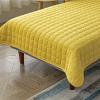 Solid Corduroy Combination Sofa Cushion Cover, Anti-Slip, Brown/Gray, 2/3/4-Seater, Y01, 110 x 180 cm view 2