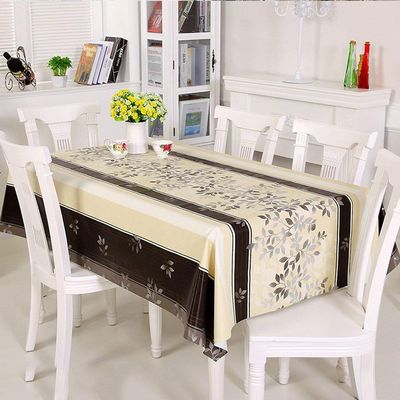 FIXARE Elegant Rectangular Composite PVC Tablecloth for Coffee Tables, Waterproof, “ldicht,” Comfortable, 138 x 138 cm | C