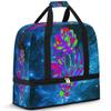 Skull Rose Galaxy Sky 47 L Travel Duffel Bag view 1