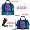 Skull Rose Galaxy Sky 47 L Travel Duffel Bag view 2