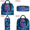 Skull Rose Galaxy Sky 47 L Travel Duffel Bag view 3
