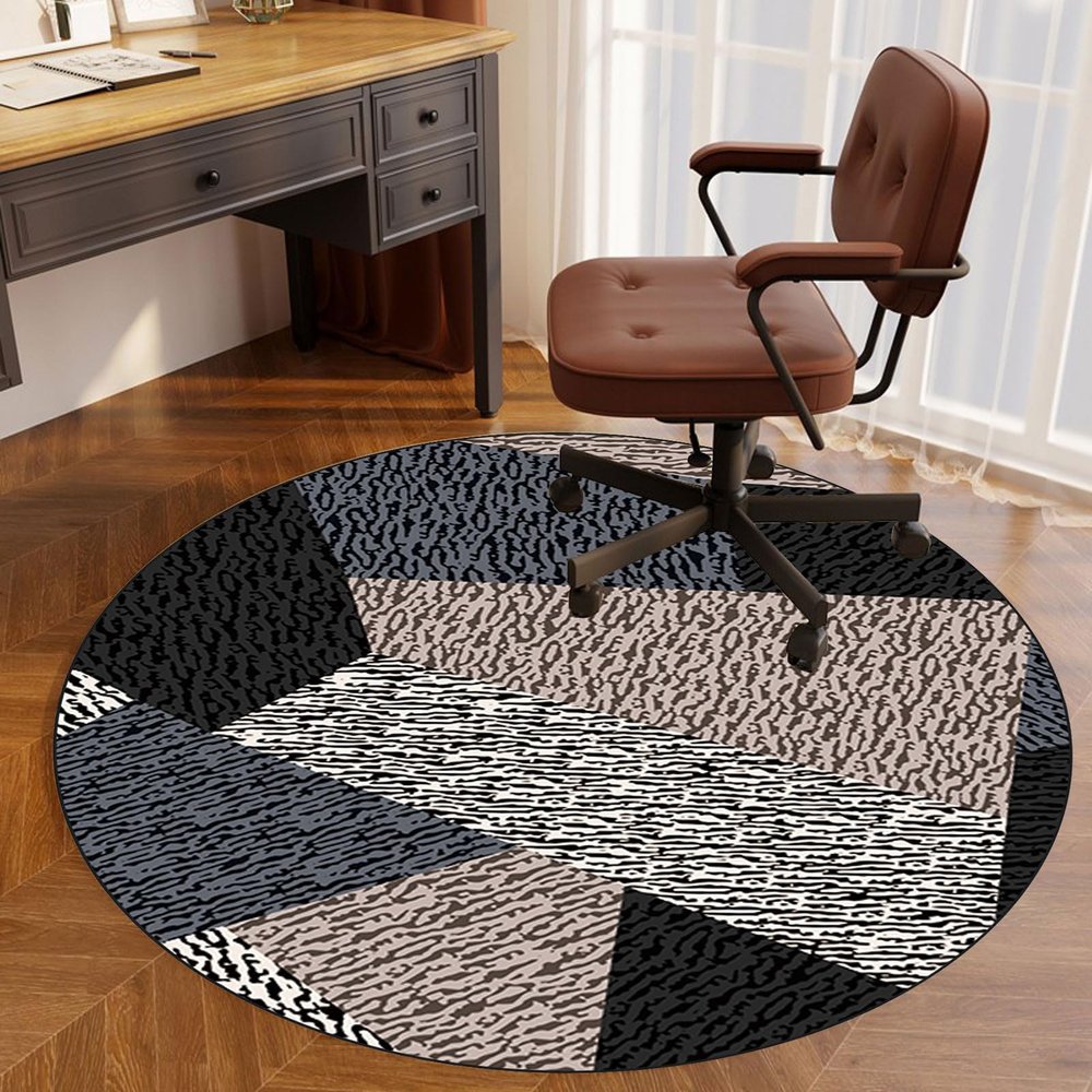 TOYOCC Round Chair Mat for Hard Floors, 140 cm