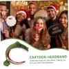 Toyvian 2-Piece Cartoon Animal Headbands for Adults and Girls, Fun Shark Hairbands for Parties, Cosplay and Festivals view 2