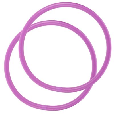 INOOMP Purple PE Arm Rings, Comfortable Massage Exercise Rings for Home and Yoga, 2 Pieces