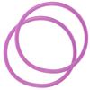 INOOMP Purple PE Arm Rings, Comfortable Massage Exercise Rings for Home and Yoga, 2 Pieces view 1