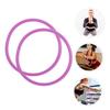 INOOMP Purple PE Arm Rings, Comfortable Massage Exercise Rings for Home and Yoga, 2 Pieces view 2