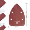 LOUZAGO 320-Grit Triangle Sandpaper, 140 x 100 mm, 60-Pack view 2