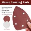 LOUZAGO 320-Grit Triangle Sandpaper, 140 x 100 mm, 60-Pack view 3