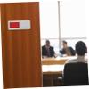 Operitacx 10-Piece Open/Closed Slider Door Signs, Self-Adhesive Office Privacy Signs, Green and Red view 2