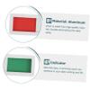 Operitacx 10-Piece Open/Closed Slider Door Signs, Self-Adhesive Office Privacy Signs, Green and Red view 3