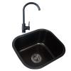 Black 304 Stainless Steel Kitchen Sink, 42 x 36 x 20 cm view 1