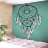 Aotiwe Boho Wall Tapestry, Blue-Green Dreamcatcher, Polyester, 150 x 130 cm view 4