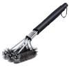 Oikabio Grill Brush, 18-Inch Long-Handle Brush with 3-Sided Bristle Head view 1
