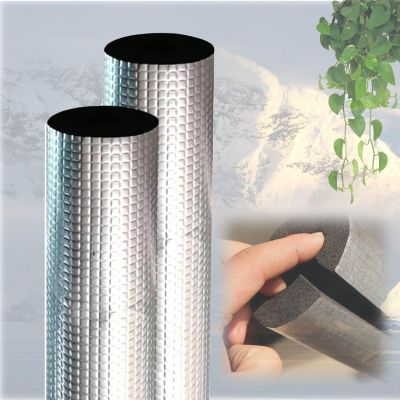 0.95 m Frost-Protection Pipe Insulation, Self-Adhesive Foam, 22–219 mm ID, 20/30 mm Wall Thickness