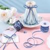 GORGECRAFT 15 m x 5 mm Two-Tone Sparkle Rickrack Trim, Blue and Silver view 4