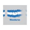 Flannel Throw Blanket with Blue Honduras Flag, 125 x 150 cm view 2