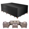 Jianghu Art Outdoor Furniture Cover, 160 x 130 x 75 cm, Waterproof, Black view 1