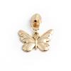 5# Nylon Zipper Pull Replacement, Butterfly Light Gold, Size 50 view 1