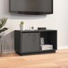 Gray Solid Pine Wood TV Stand, 74 x 35 x 44 cm view 1