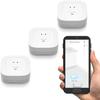 Water Leak Sensor 4 with 105 dB Audio Alarm, 3-Pack, SMS/Text, Email and Push Notifications, Freeze Alert, LoRa up to 1/4-Mile Outdoor Range, Alexa and IFTTT Compatible, Hub Required view 1