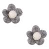 COHEALI 2-Piece Colorful Wool Felt Flower Decorations view 1