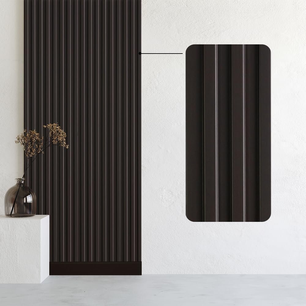 Bildershop-24 Dekowa Wall & Ceiling Panel Samples, Dark Brown Oak