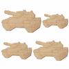MDF Panzer V2 - 5–50 cm Cut-to-Size Decorative Craft Piece view 2
