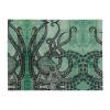Green Octopus Printed Flannel Throw Blanket, 150 x 200 cm view 2