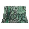 Green Octopus Printed Flannel Throw Blanket, 150 x 200 cm view 3