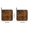 Cheetah-Pattern Pot Holders, 2-Piece Set view 4